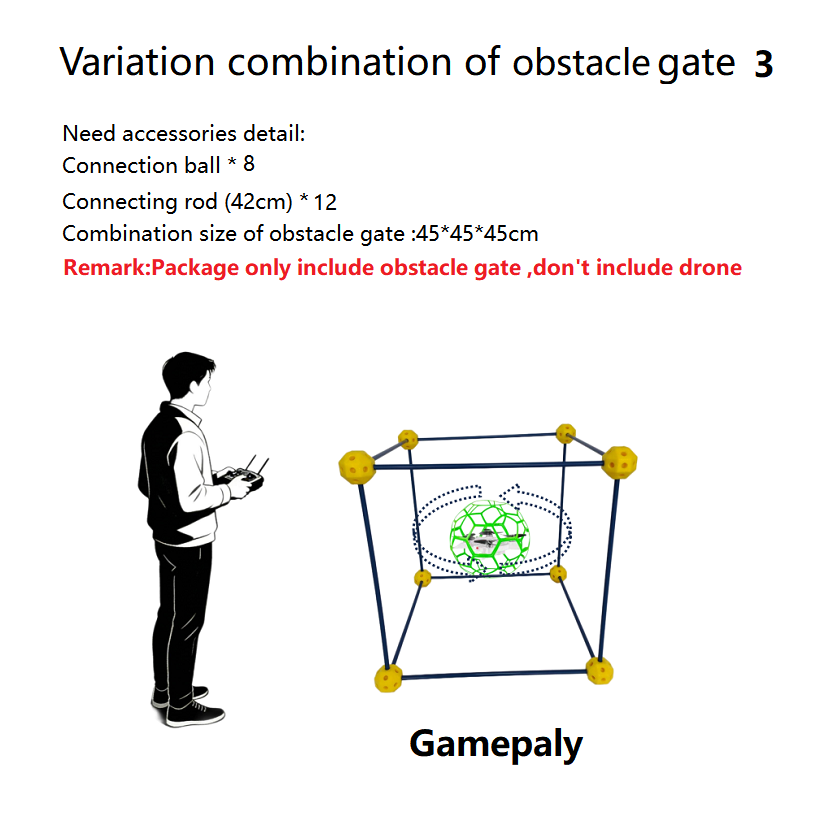 Racing Obstacle Gate Goal Ligh - огляд і ціна Drone Racing Flag